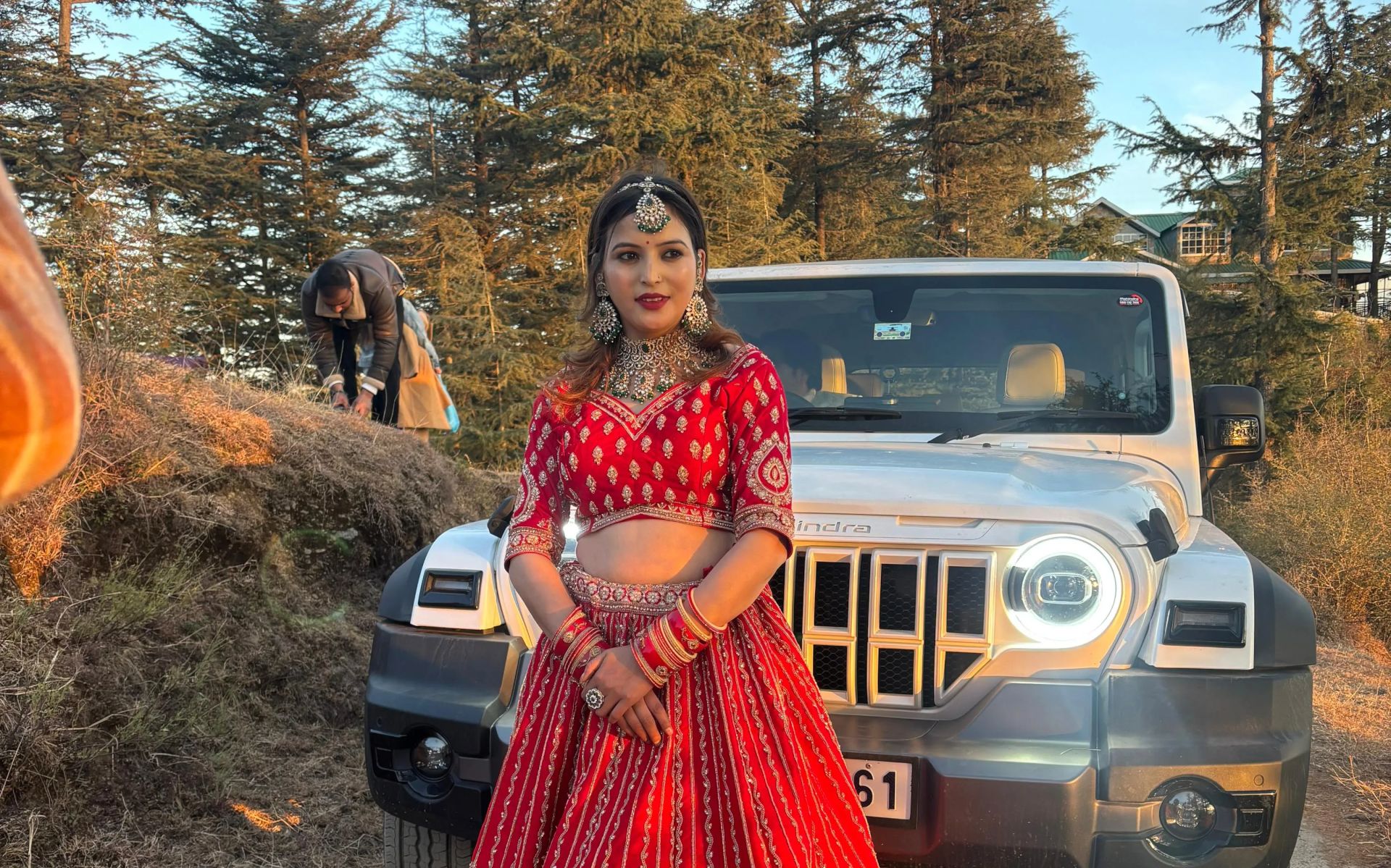 Bridal Makeup and Photoshoot at Mashobra